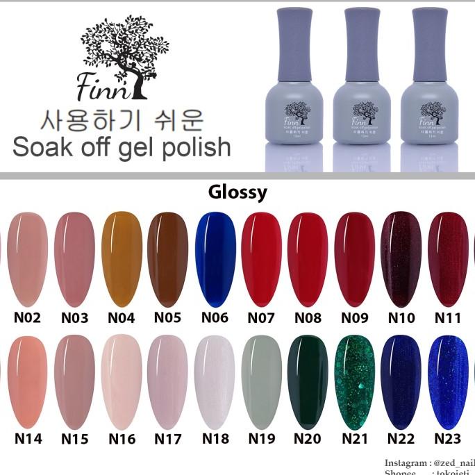 KUTEK GEL/FINN GEL POLISH(N01-N132)