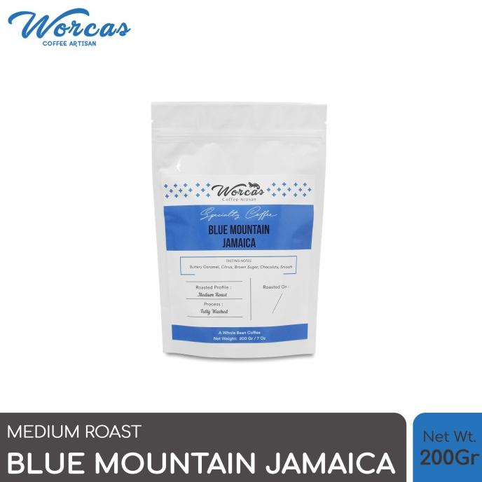 

Worcas Arabica Jamaica Blue Mountain 200Gr - Medium Roasted Coffee