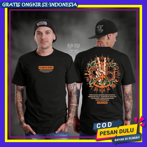 Kaos Pria Dewasa Import Ksos Pria Keren Putih Kaos Pria Distro Original 100% Branded Terbaru 2023 Ju