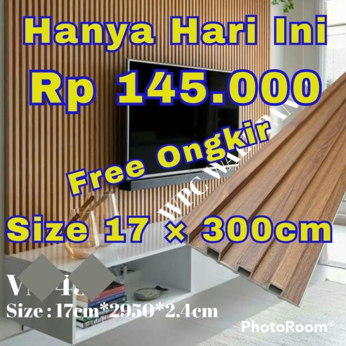 WPC Wall panel WPC 3D, KISI KISI, panel wpc (Panel Dinding)