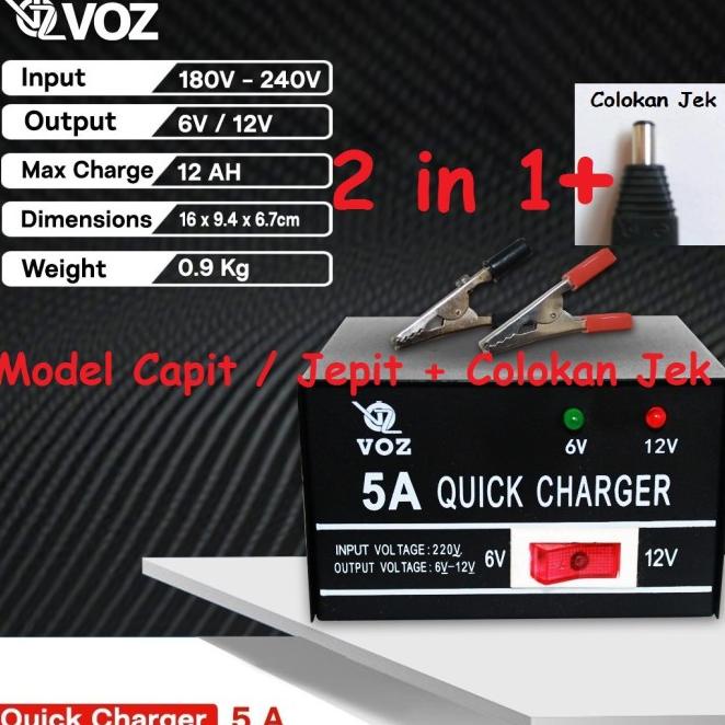 Charger Aki 6 Volt Dan 12 Volt, Charger Aki Motor 6 Volt Dan 12 Volt