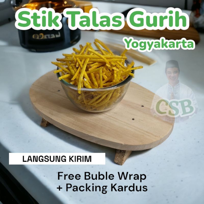 

Stik Talas Kuning Kunyit Kriuk Gurih Keripik Tradisional