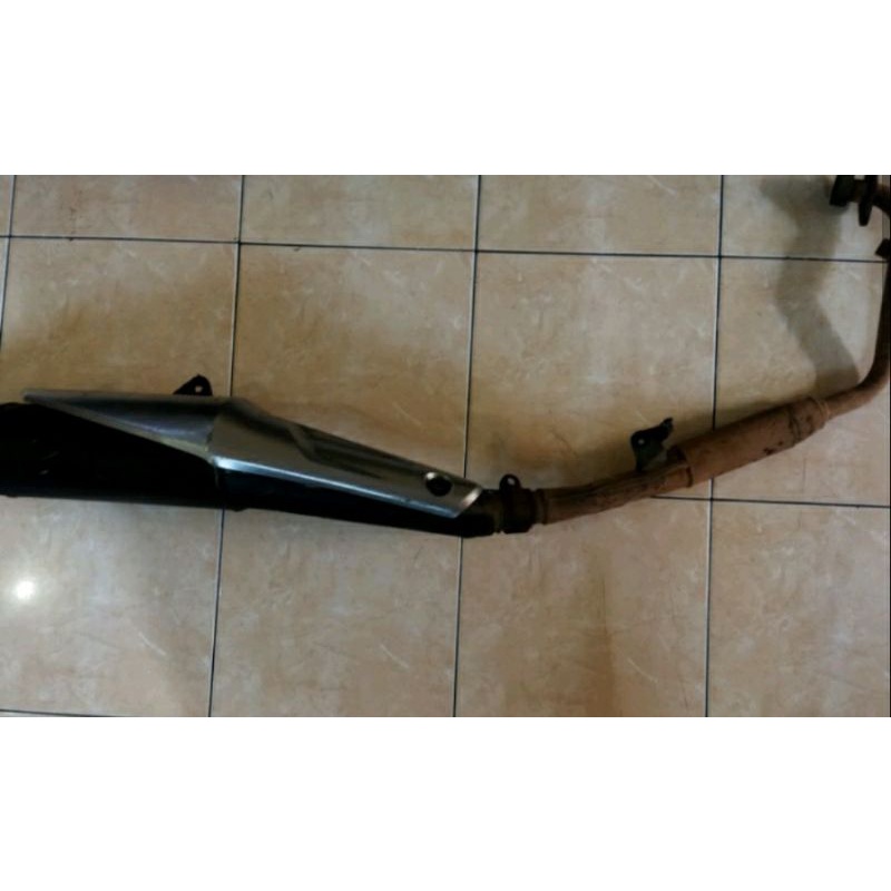 knalpot CBR 150 r old k45 knalpot CBR Kutang 150 r standar ori AHM honda