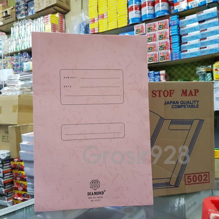 Terlaris Stopmap / Map Folder Folio Diamond 500 Merah Muda (Isi 50 Lembar)