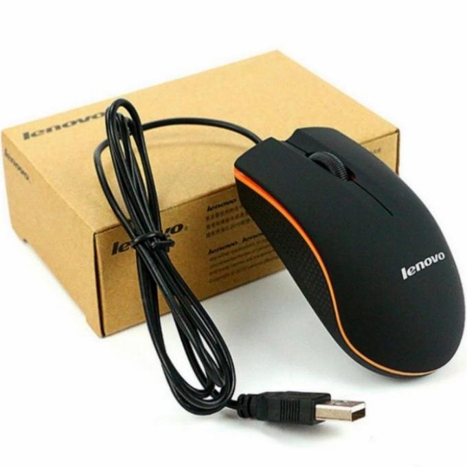 Sale Mouse Lenovo Optical Kabel Wired | Mouse Laptop Pc Lenovo Wired #Garansi 3 Bulan