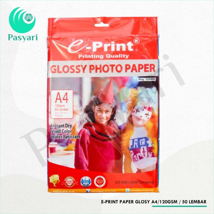

E-Print Paper Glosy A4/120gsm / 50 Lembar jen03