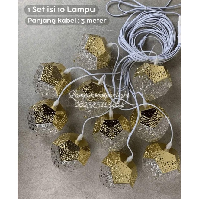 lampu gantung terbaru/lampu diamon x10/lampu hexagonal