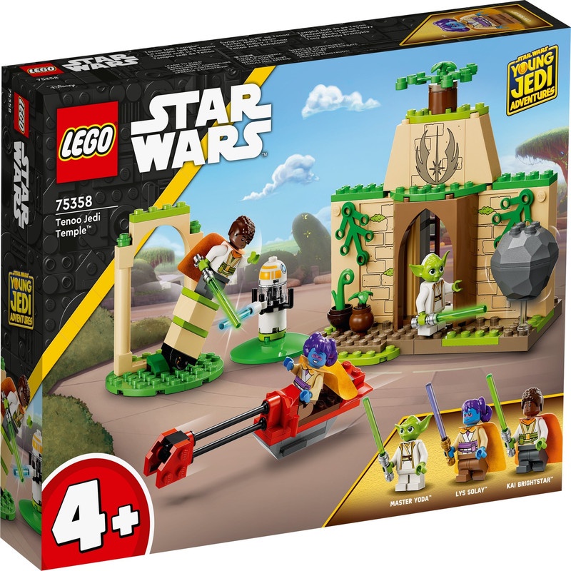 LEGO Star Wars 75358 Tenoo Jedi Temple Building Toy Set (124 Pieces) Star Wars Toys (4 Tahun+)