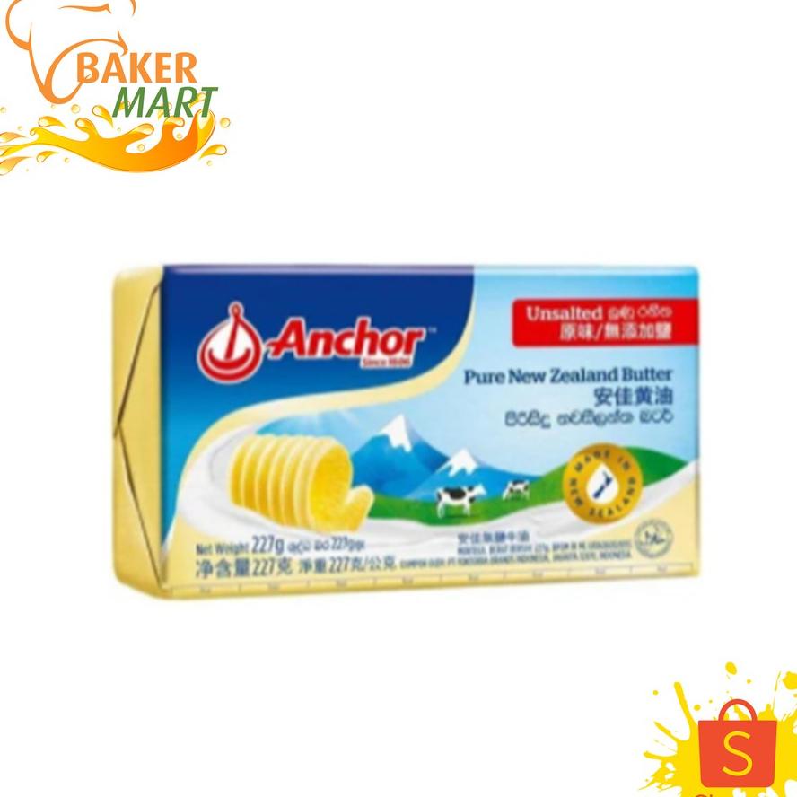 

Anchor Butter Unsalted 227 Gr
