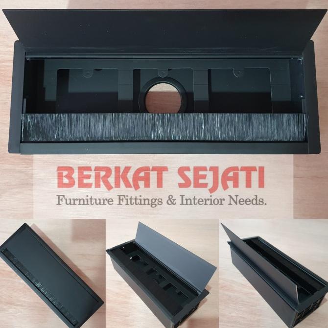 Box Steker Stop Kontak Colokan Listrik Power Outlet Meja Dinding Tanam
