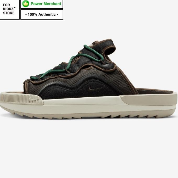 New Sale Nike Offline 2.0 Mules Black Velvet Brown Noble Green Original