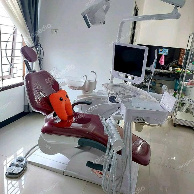 Dental Chair Lengkap Kursi Gigi Baru Merc SMIC Selang SMC Japan AKL