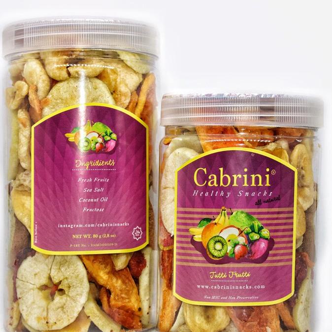 

Cabrini Healthy Snas - Tutti Frutti (500 Ml) Keripik Buah