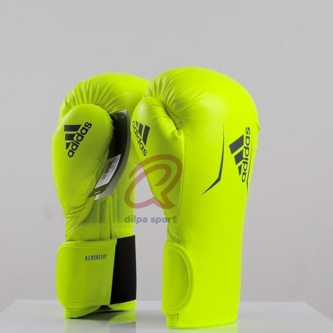 Sarung Tinju Muaythai 12 Oz Adidas Speed 75 Boxing Gloves Yellow
