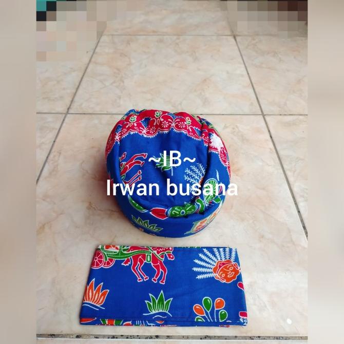 blangkon ondel2 anak / blangkon betawi anak