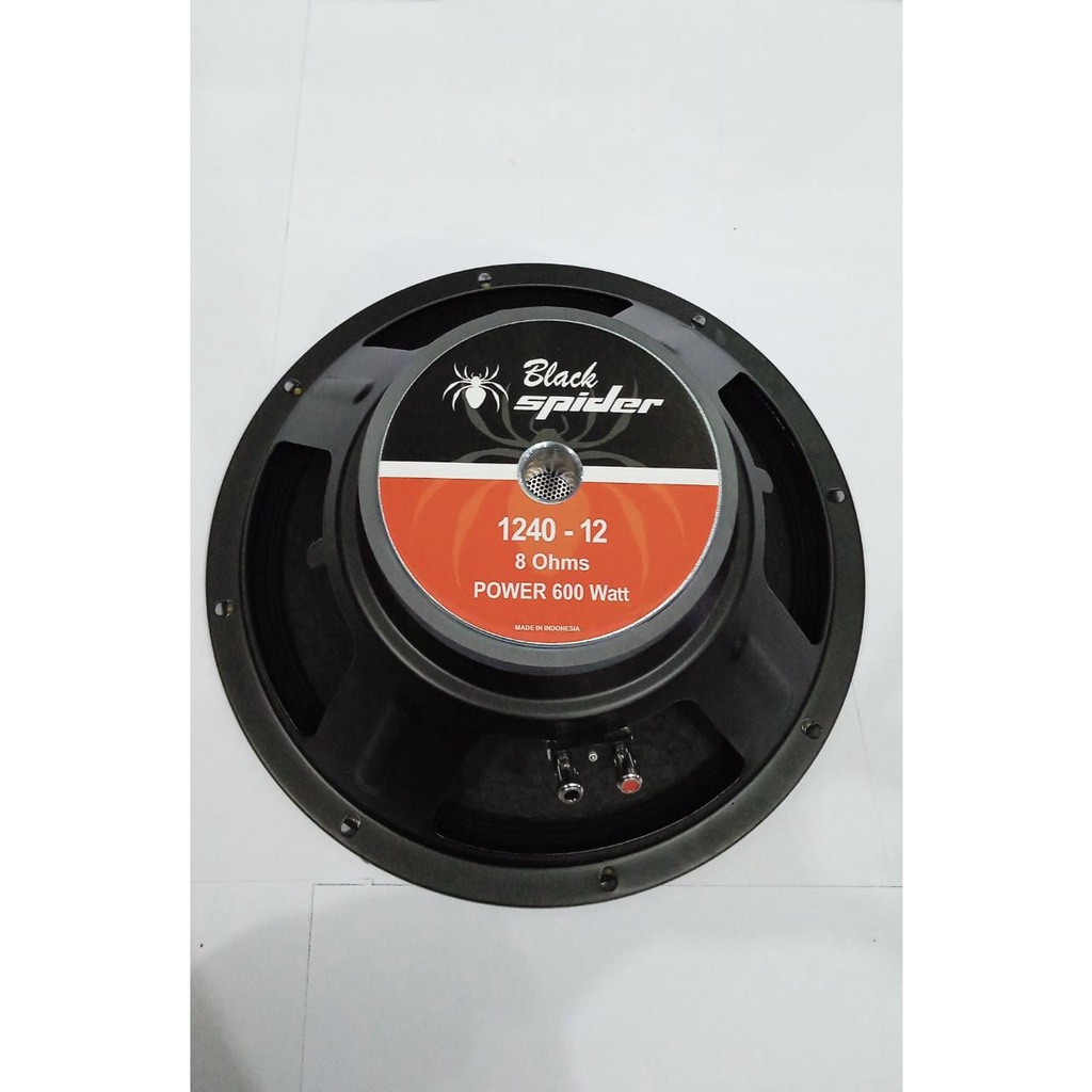 Speaker Black Spider 12 Inch 1240 Mid Bass Full Range Black Spider 12 Inch BS 1240