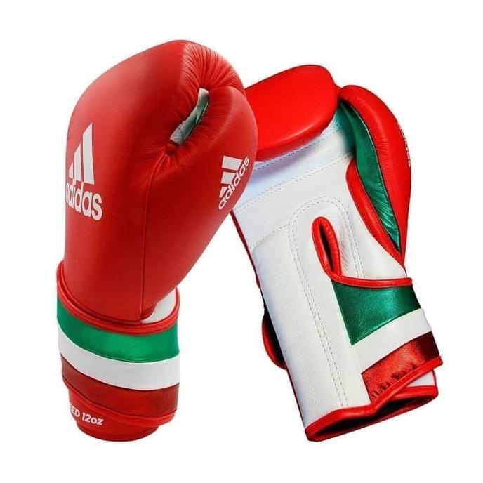 Sarung Tinju Muaythai Adidas Speed 501 Boxing Gloves Red 14Oz