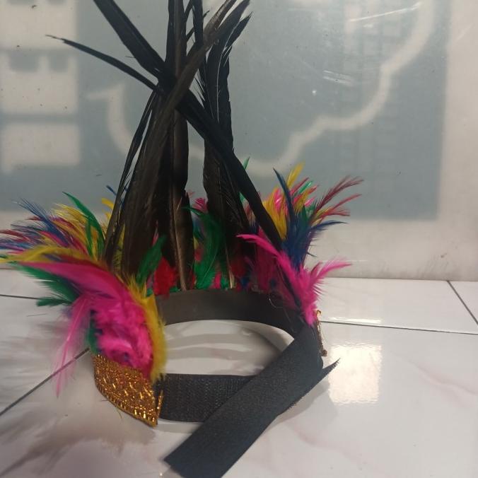 Aksesoris kepala bulu bulu