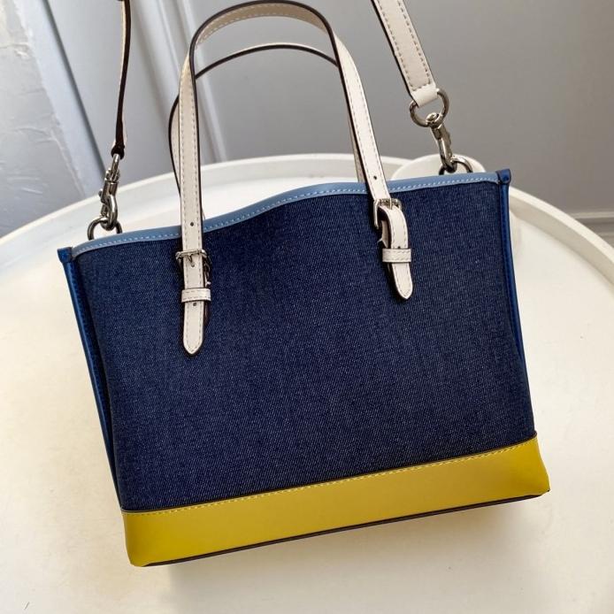 COACH MOLLIE TOTE 25 IN COLORBLOCK NEW