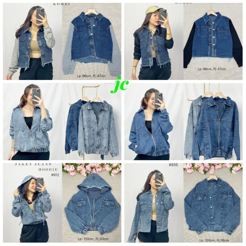 JCBC - Jaket Jeans / Jaket Jeans Wanita Trendy / Fashion Jaket Terbaru