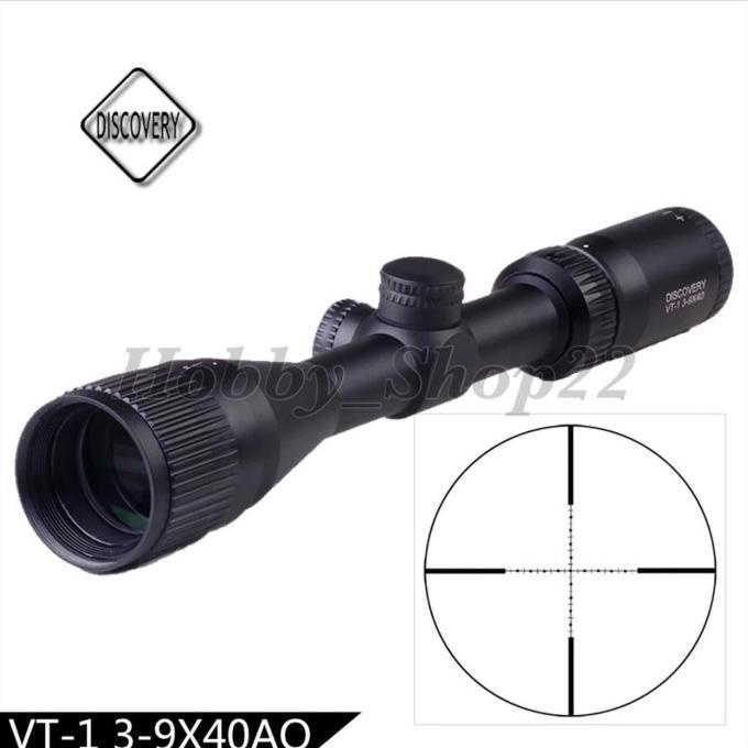 Teropong / Telescope / Rifle Scop Discovery VT1 3-9x40 AO