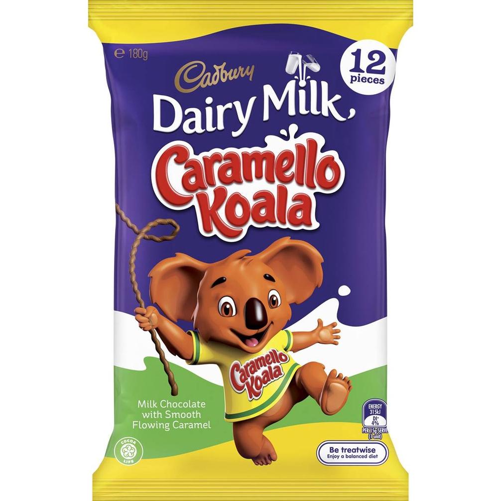 

Cadbury Dairy Milk Caramello Koala Sharepack 12pk Australia Best Seller