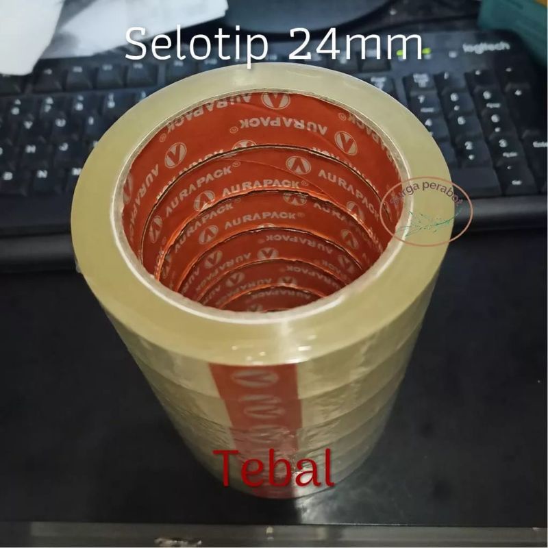 

Selotip Bening Aurapack 24mm x 80y