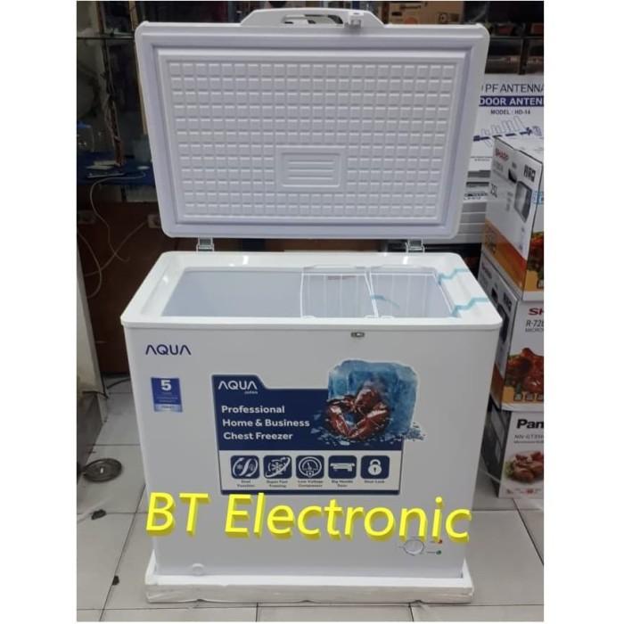 Cooling Chest Freezer Aqua Aqf-160 / Aqua Aqf160 (W) Box Pembeku 150 Liter