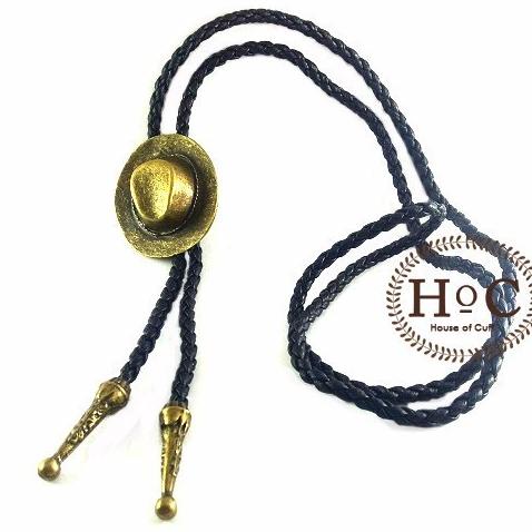 DASI BOLO TIE COWBOY BRONZE BOLO