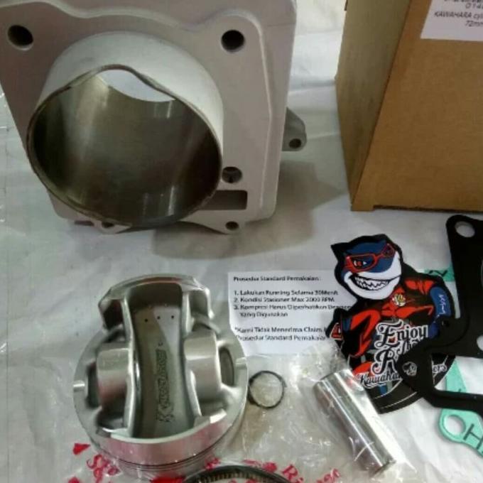 Block Blok Seher Kawahara Satria Fu 150 Bor Up 72.Piston Forged.