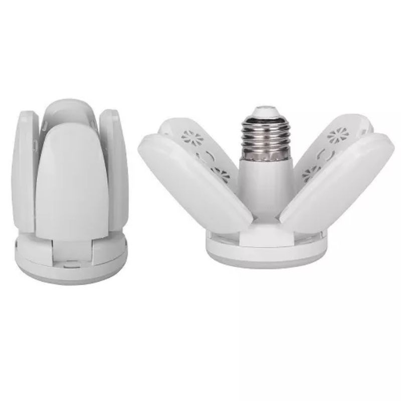 US388 Lampu Bohlam Lipat Mini Model Kipas 40 Watt / Mini Fan Blade LED Bulb 40W E27 By Toko Haji Usman