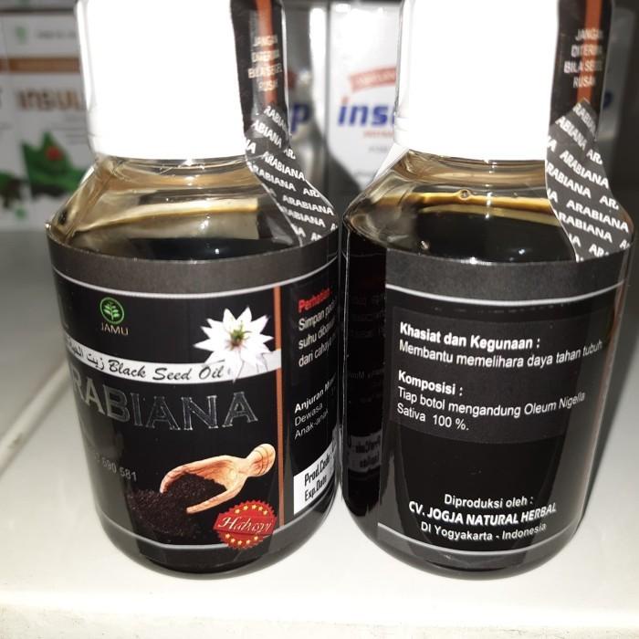 Terlaris Minyak Habbatussauda Cair Arabiana 100 Ml 100 % Original Back Seed Oil