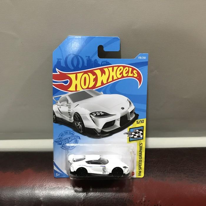 Terlaris Hotwheels 20 Toyota Gr Supra Putih