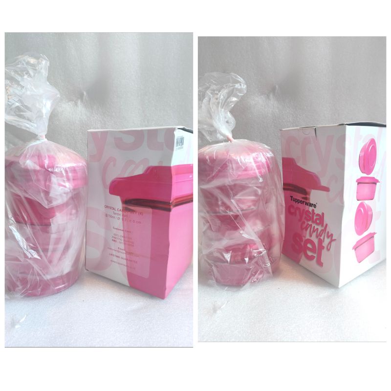 Crystal Candy Lunch Box Set Tupperware