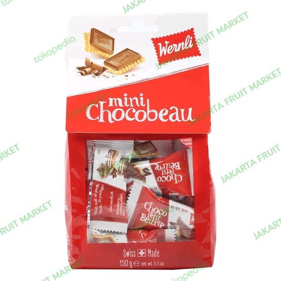 

(WAFER) WERNLI MINI CHOCOBEAU 150GR