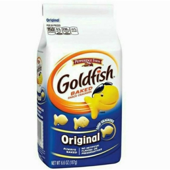 

GOLDFISH Baked Snack Crackers Original 187gr Papperidge Farm