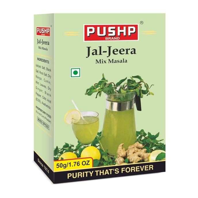 

`````````] PUSHP JAL JIRA MASALA BOX 50 GM
