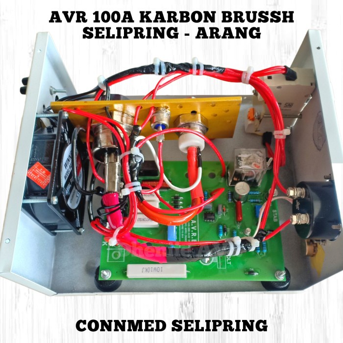 Ready AVR Genset Karbon Brussh AVR Generator AVR Brustell Selipring 100-150A