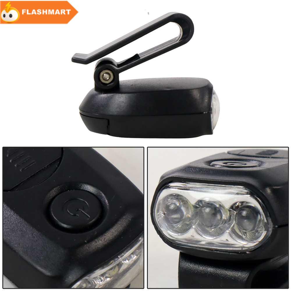 FLASHMART Senter Clip Topi 90 Degree Rotatable 3 LED COB - 3325