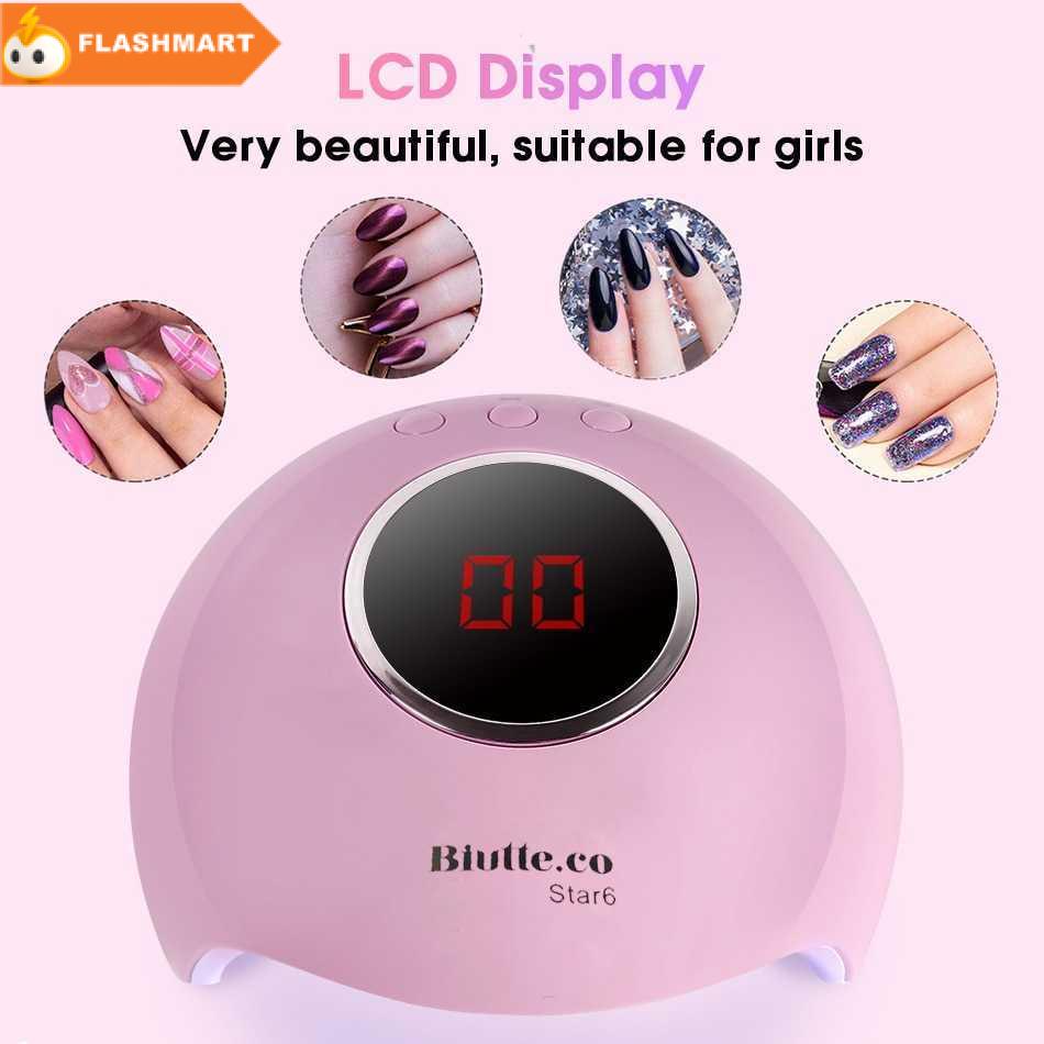 FLASHMART Pengering Kutek Kuku UV LED Nail Dryer 36 W - Star6