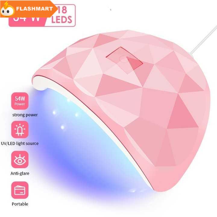 FLASHMART Pengering Kutek UV Lamp Nail Dryer USB Charge 54W - MINI-802