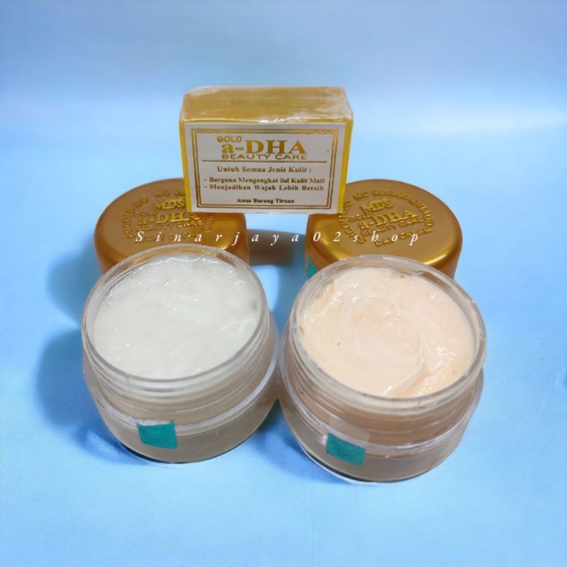 CREAM A DHA GOLD MDS Beauty Care PAKET 3 IN 1 ADHA WHITENING CREM ORIGINAL