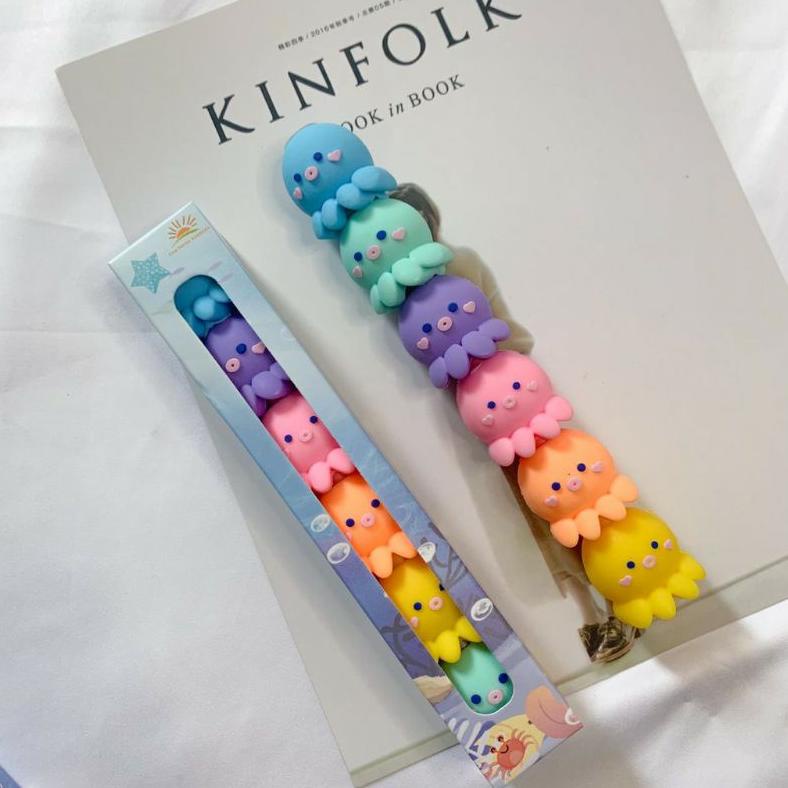 

Set Stabilo Gurita Highlighter Octopus Isi 6 Pcs Spidol Warna Warni Gurita Pensil Warna Highlighter