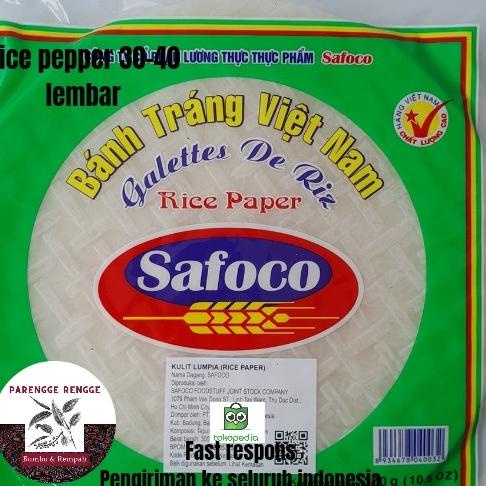 

Rice Pepper 30 -45 lembar / Kulit Lumpia
