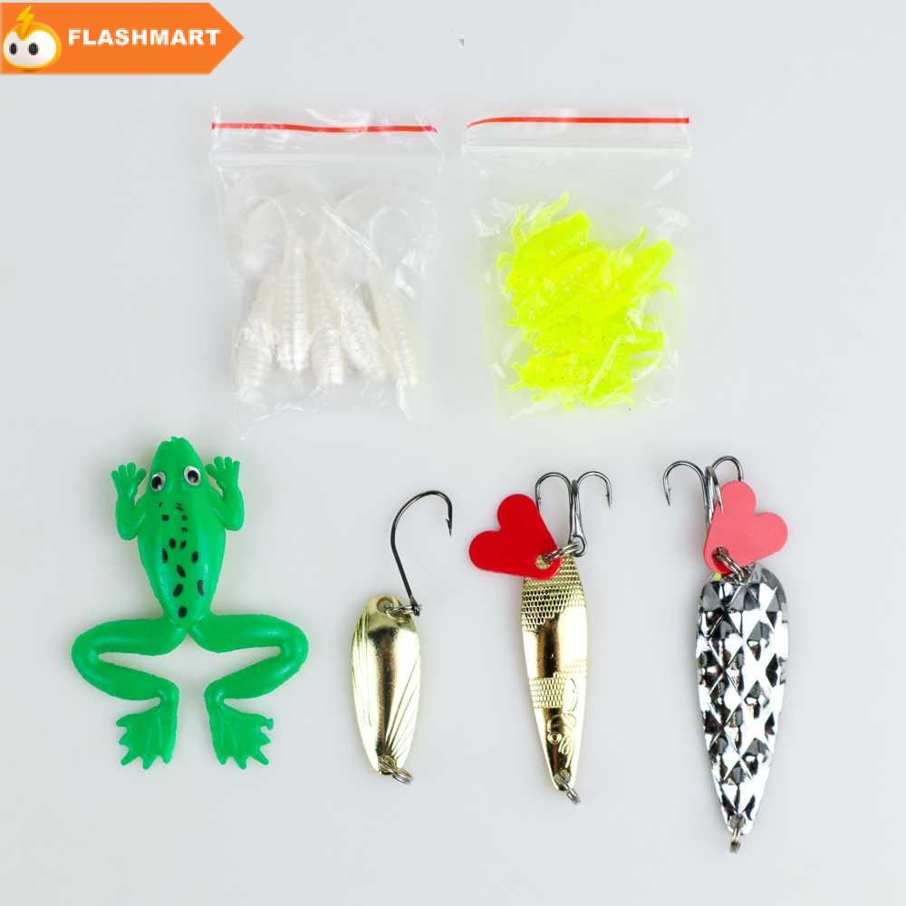 FLASHMART Umpan Pancing Ikan Set Fishing Bait Kit 91PCS - DWS250-B