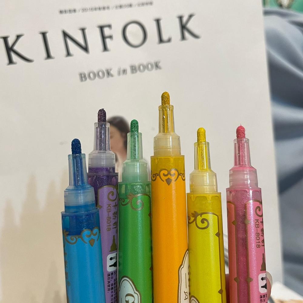 

Highlighter Glitter 1 Set Isi 6 Pcs 8018 + Free Box Bening - Stabilo Pen Warna Warni Pewarna Penanda Catatan Alat Tulis Kantor Kerja Lucu Unik Bentuk Lucu Unik