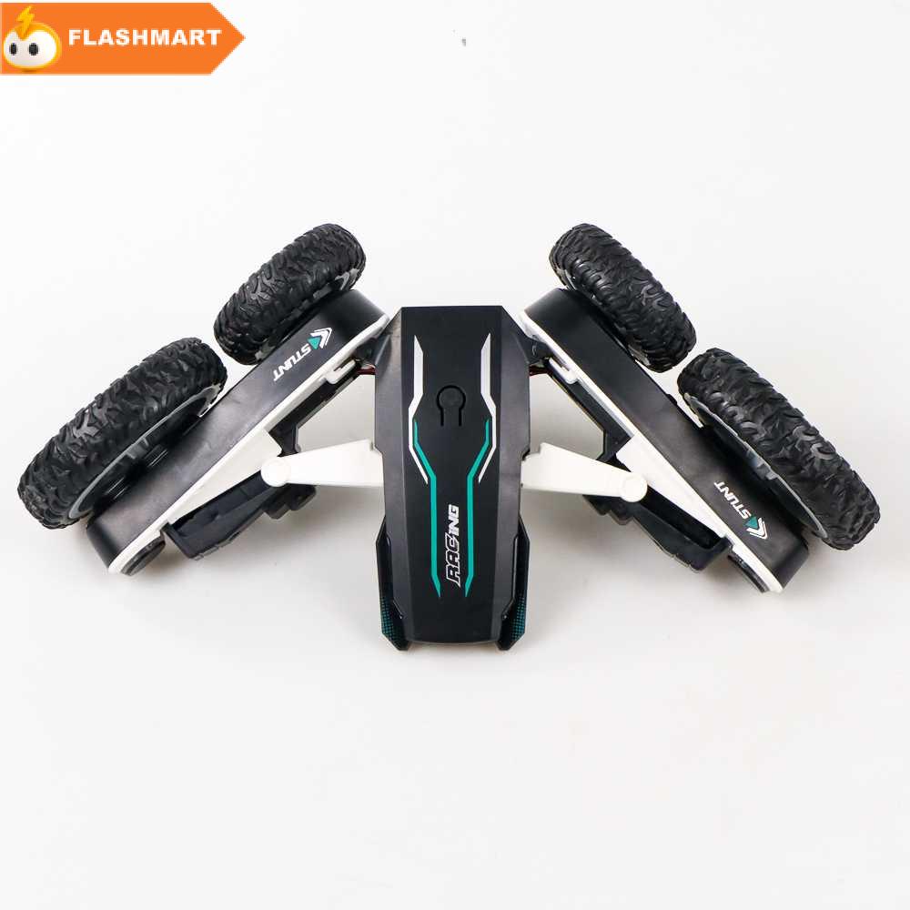 FLASHMART Vortex Remote Control Stunt Car LED 360 Degree Flip 4WD 2.4G - 838A