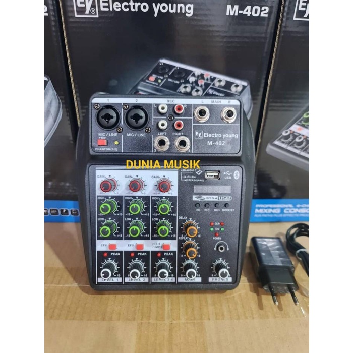 Terlaris Mixer Electro Young M402 M 402 4 Channel