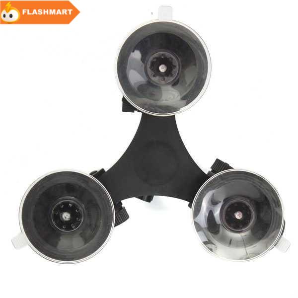 FLASHMART 3 Feets Triangle Suction Cup Glass Mount for Xiaomi Yi / GoPro