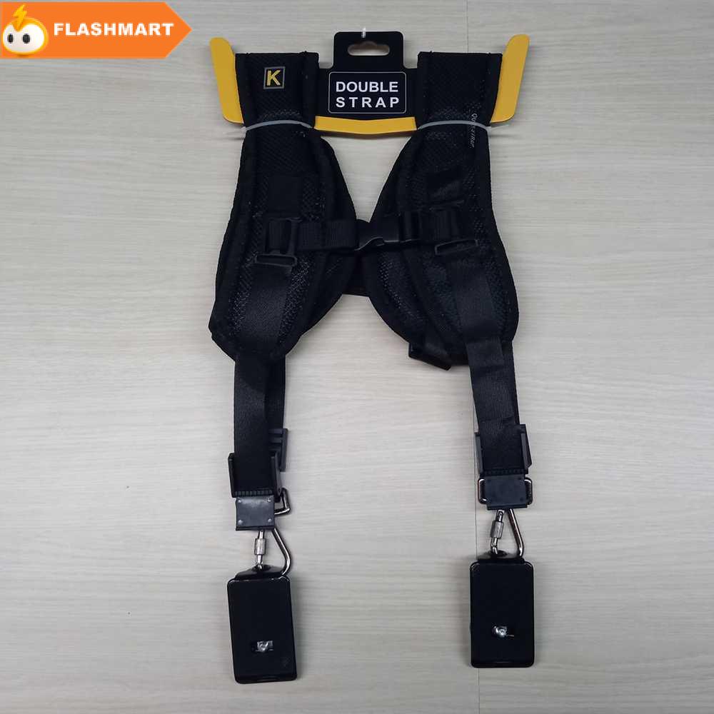 FLASHMART CADeN Tali Kamera Bahu untuk DSLR Camera Double Strap Belt - K002